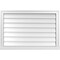 Ekena Millwork Vertical Surface Mount PVC Gable Vent w/ 2"W x 2"H , Brickmould Sill Frame, 36"W x 24"H GVPVE36X2403SN - alternate 1